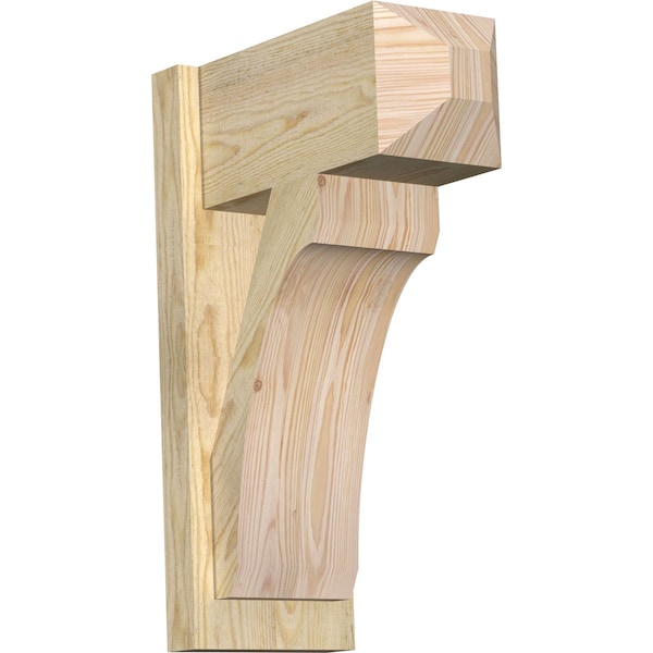 Ekena Millwork Legacy Craftsman Rough Sawn Outlooker, Douglas Fir, 8"W x 16"D x 24"H OUT08X16X24LEC04RDF - main